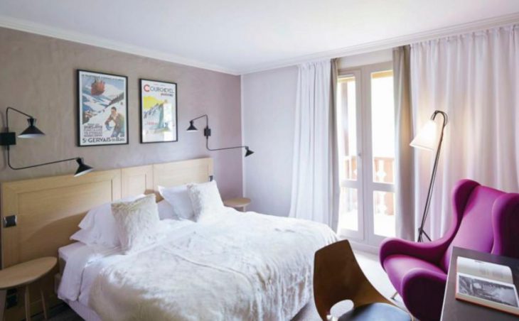 Trois Vallees Hotel, Courchevel, Double Bedroom